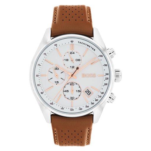 Grand Prix Men's Watch, 44mm