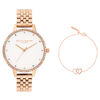Rainbow Women's Watch & Heart Bracelet Gift Set, 34mm