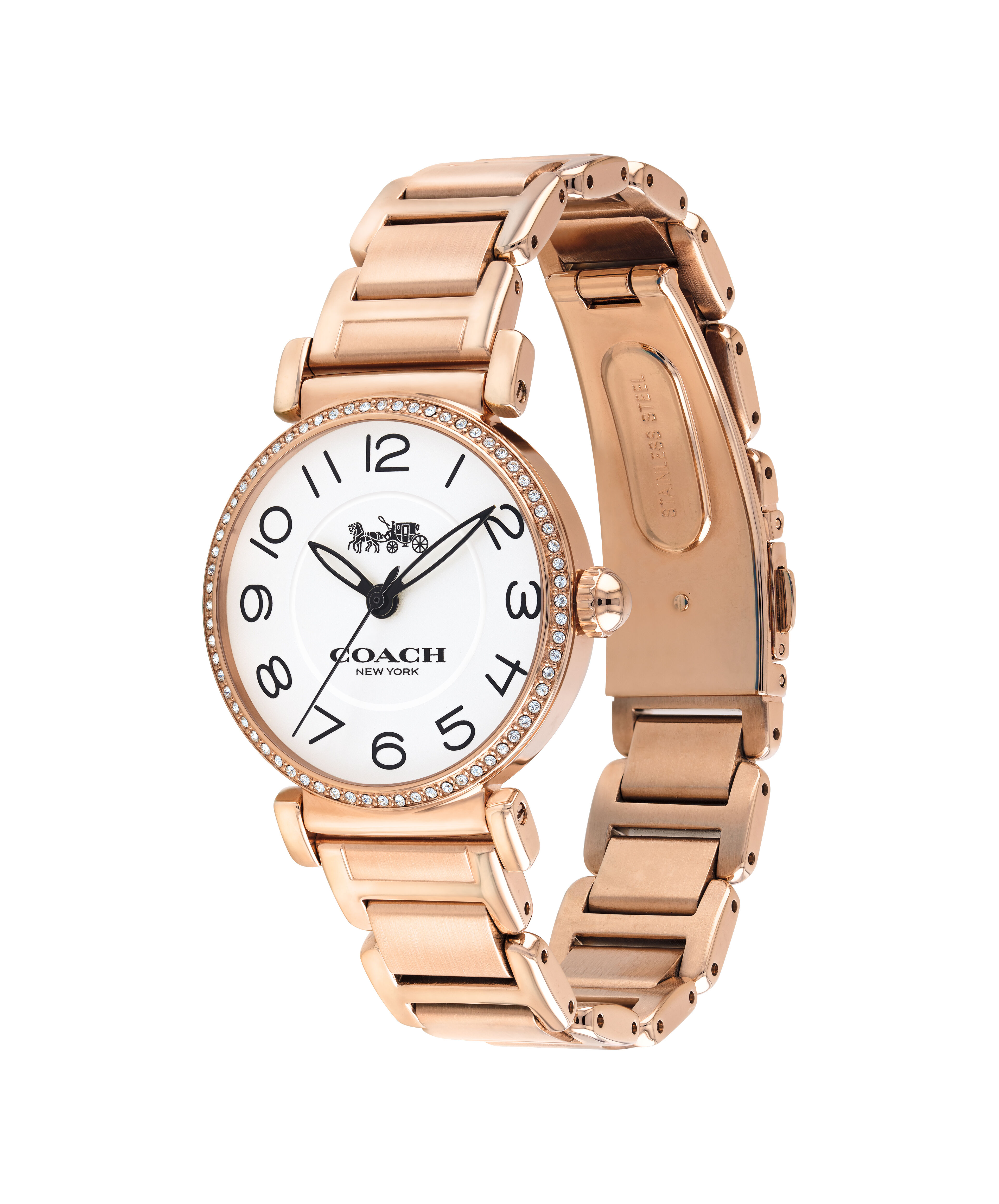 Coach madison watch rose gold online
