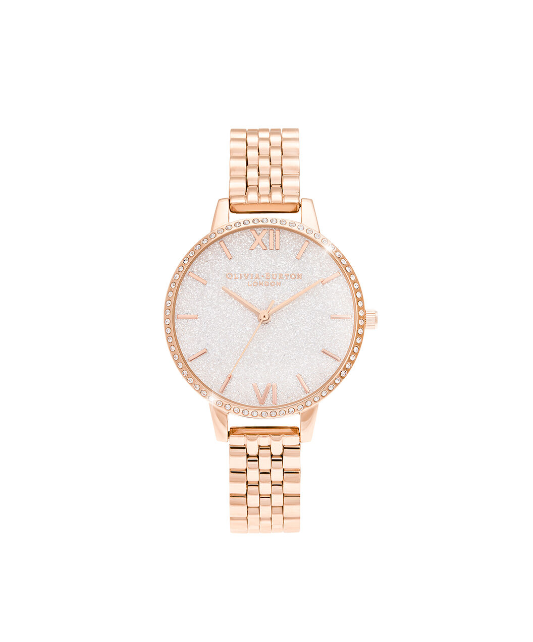 Rose gold sparkly watch online