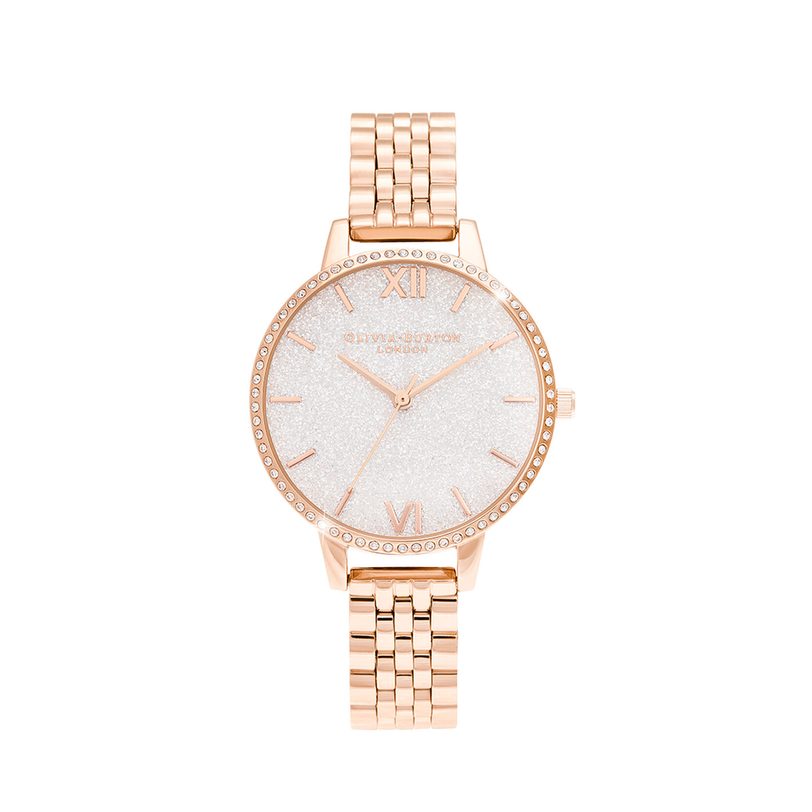White & Rose Gold Women's Watch, 34mm