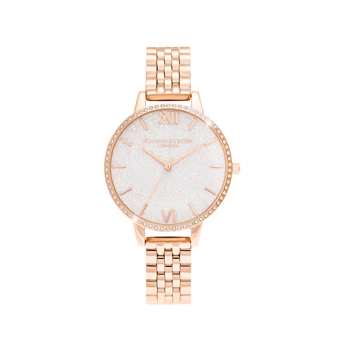 White & Rose Gold Women's Watch, 34mm