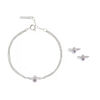 Olivia Burton Bejewelled Bee Bracelet and Earrings Women's Gift Set