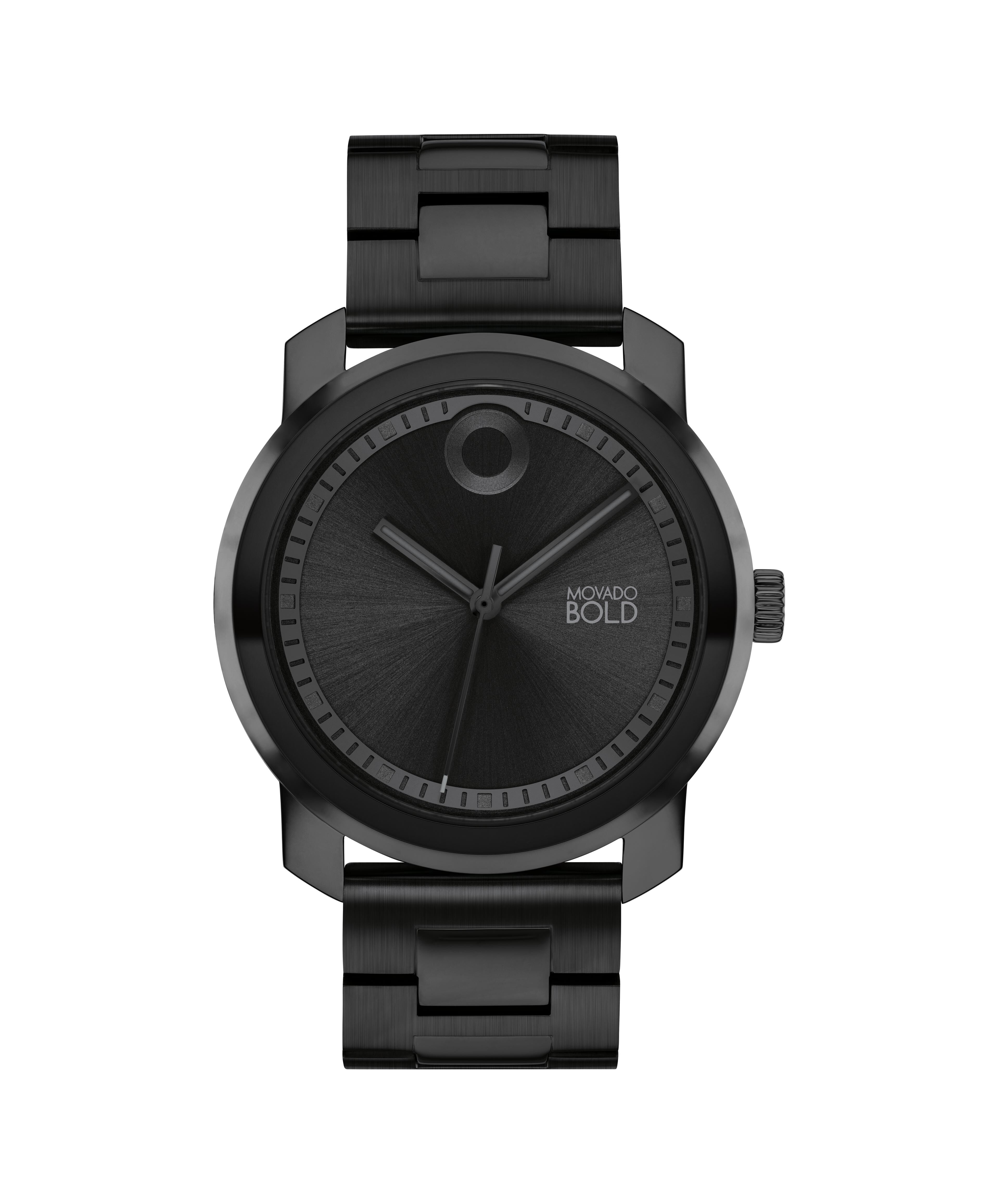 All black best sale movado watch