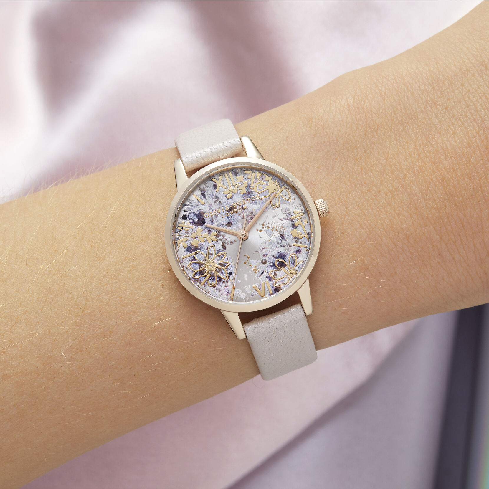 Abstract Floral Women's Watch. 30mm