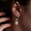 Pearl Hoop Women's Earrings