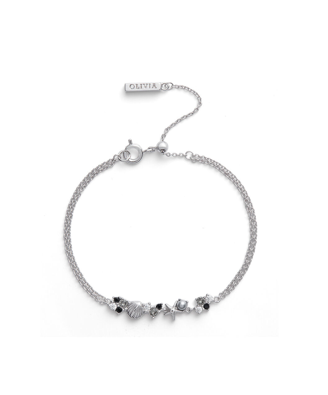Under The Sea Chain Bracelet Silver Olivia Burton London