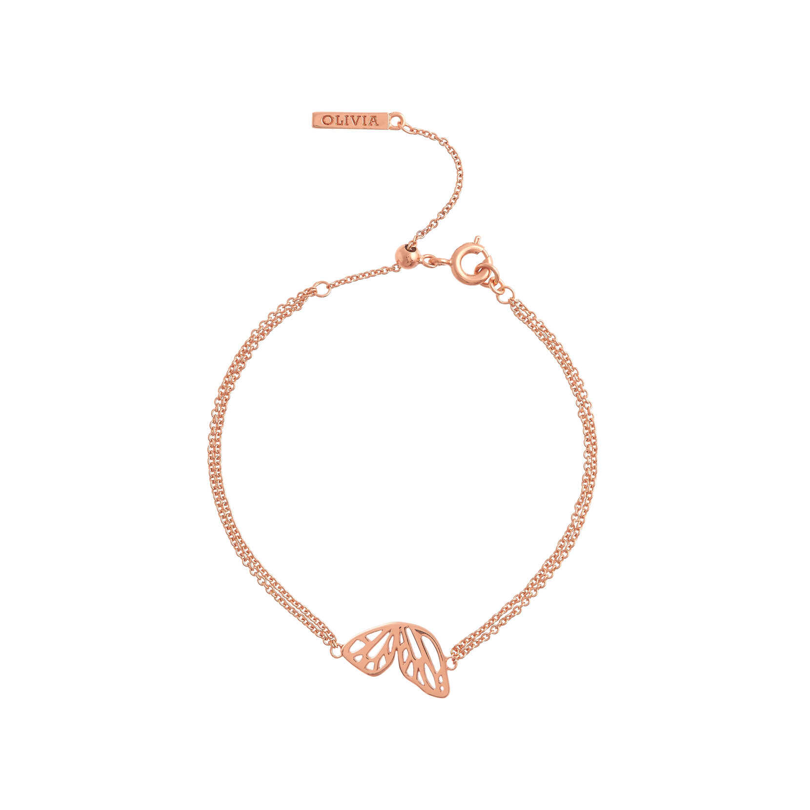 Olivia Burton Butterfly Wing Women's Chain Bracelet