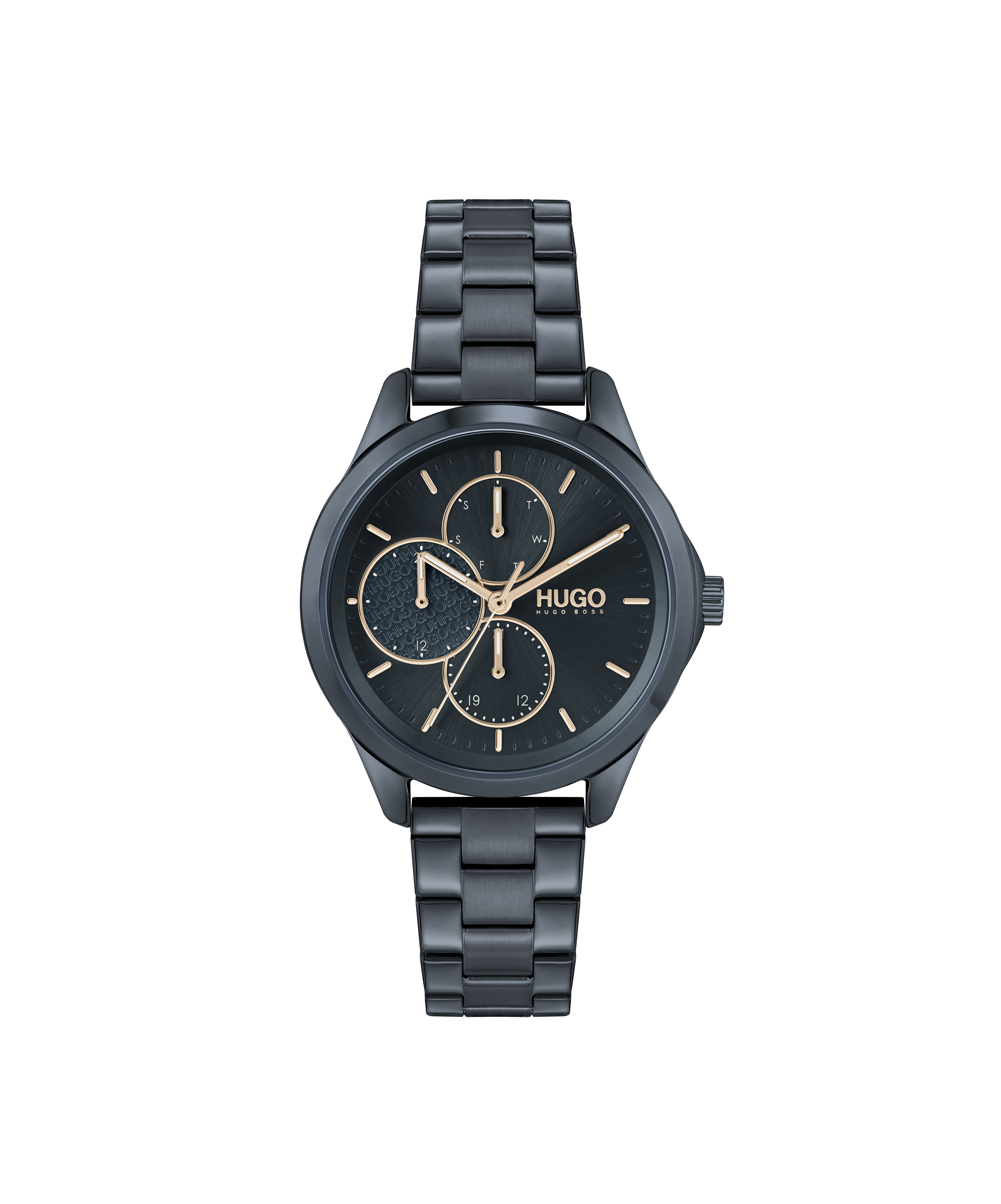Black hugo boss women's store watch