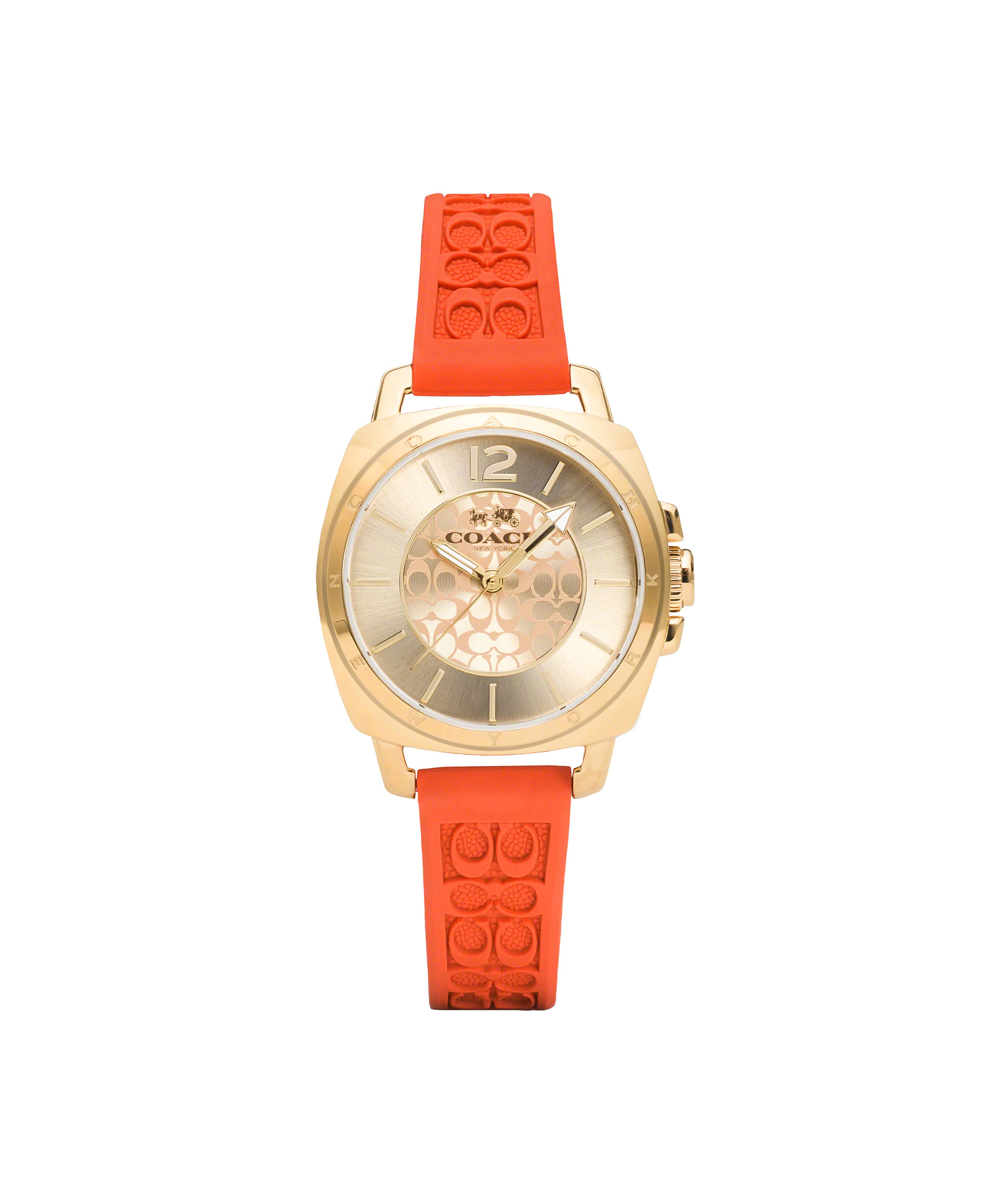 Coach watch rubber strap new arrivals