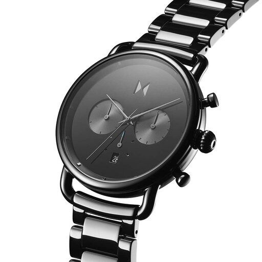 Blacktop Ceramic Men's Watch, 47mm