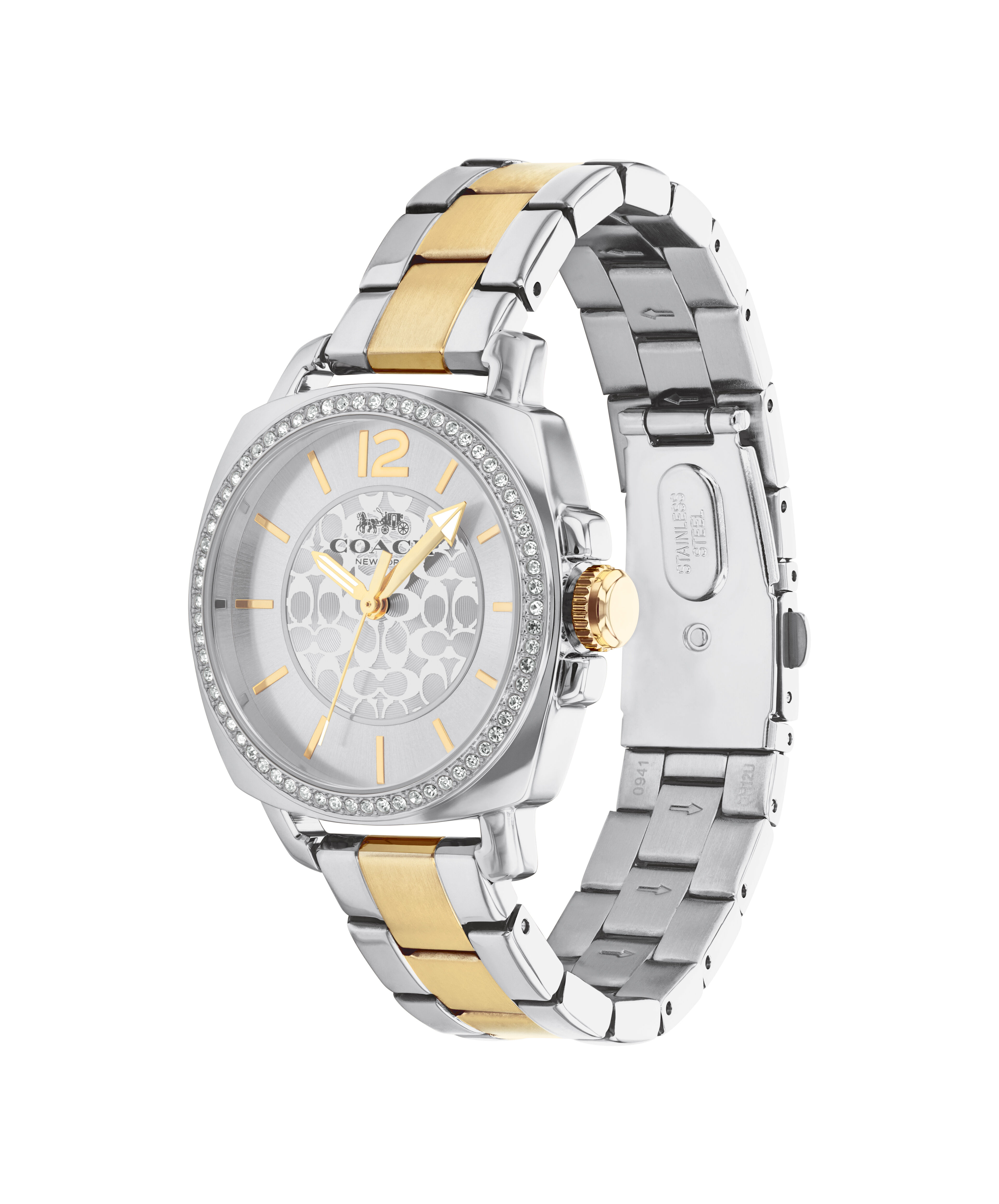 Coach two tone watch deals