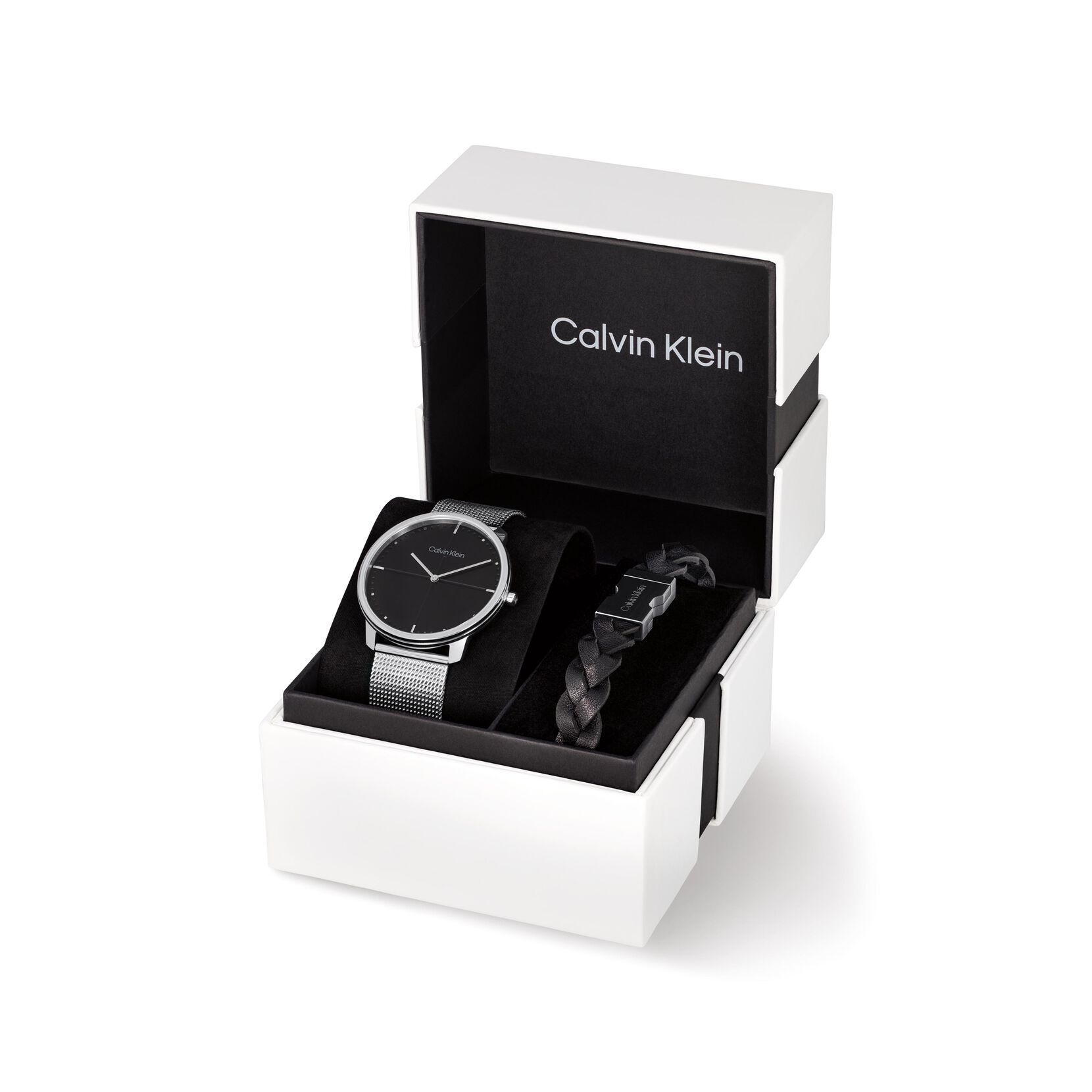 Men's Watch & Bracelet Gift Set, 40mm