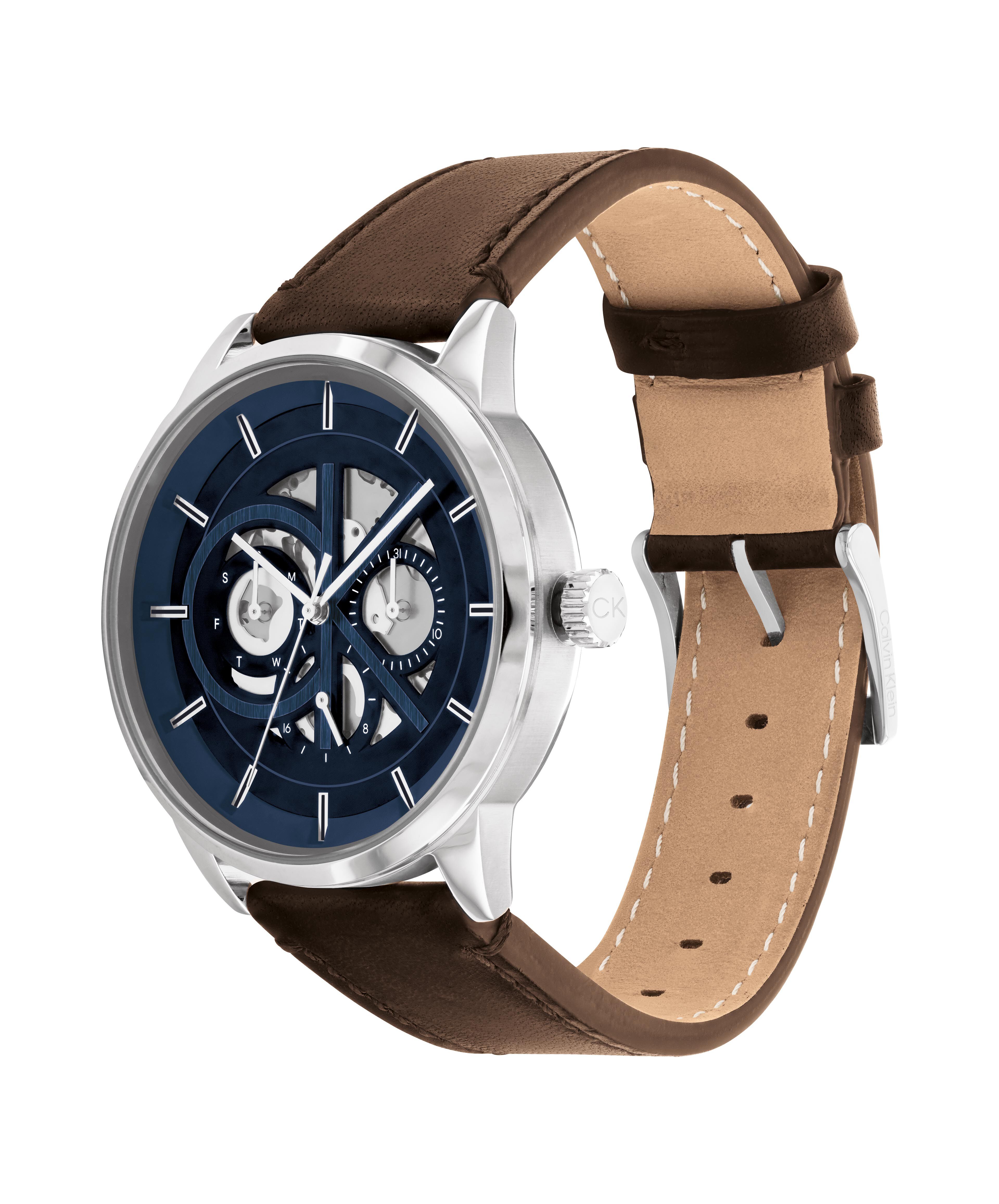 Modern skeleton watch clearance