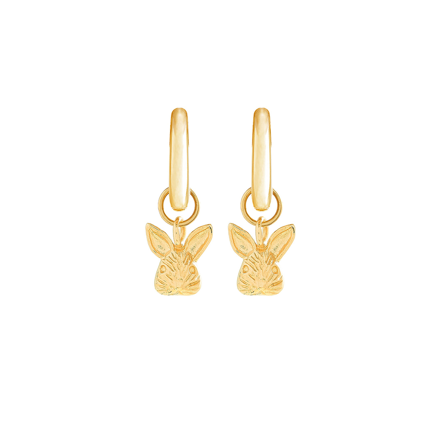 Olivia Burton | Movado Company Store | 3D Bunny Huggie Hoop Earrings Gold