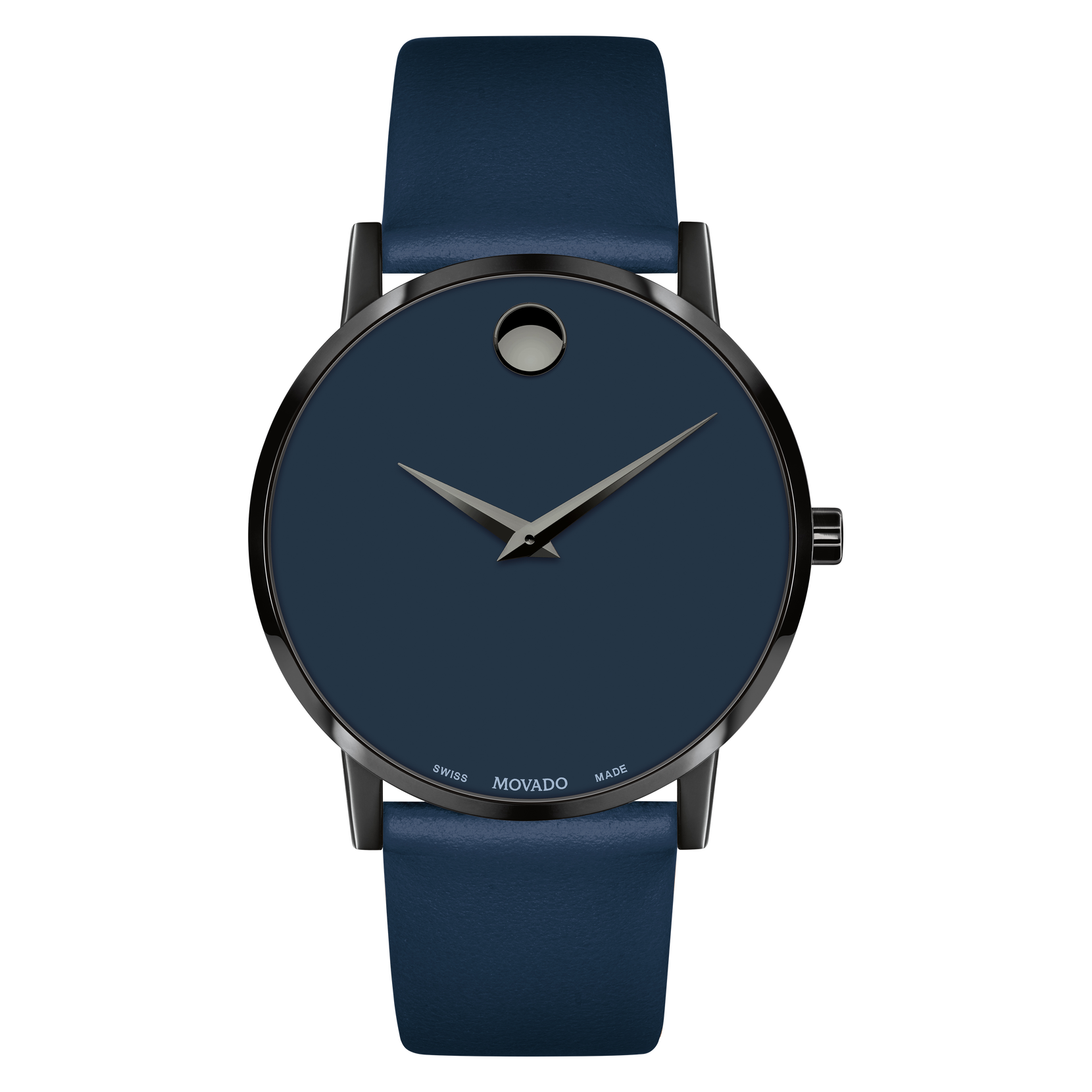 Movado navy blue watch outlet