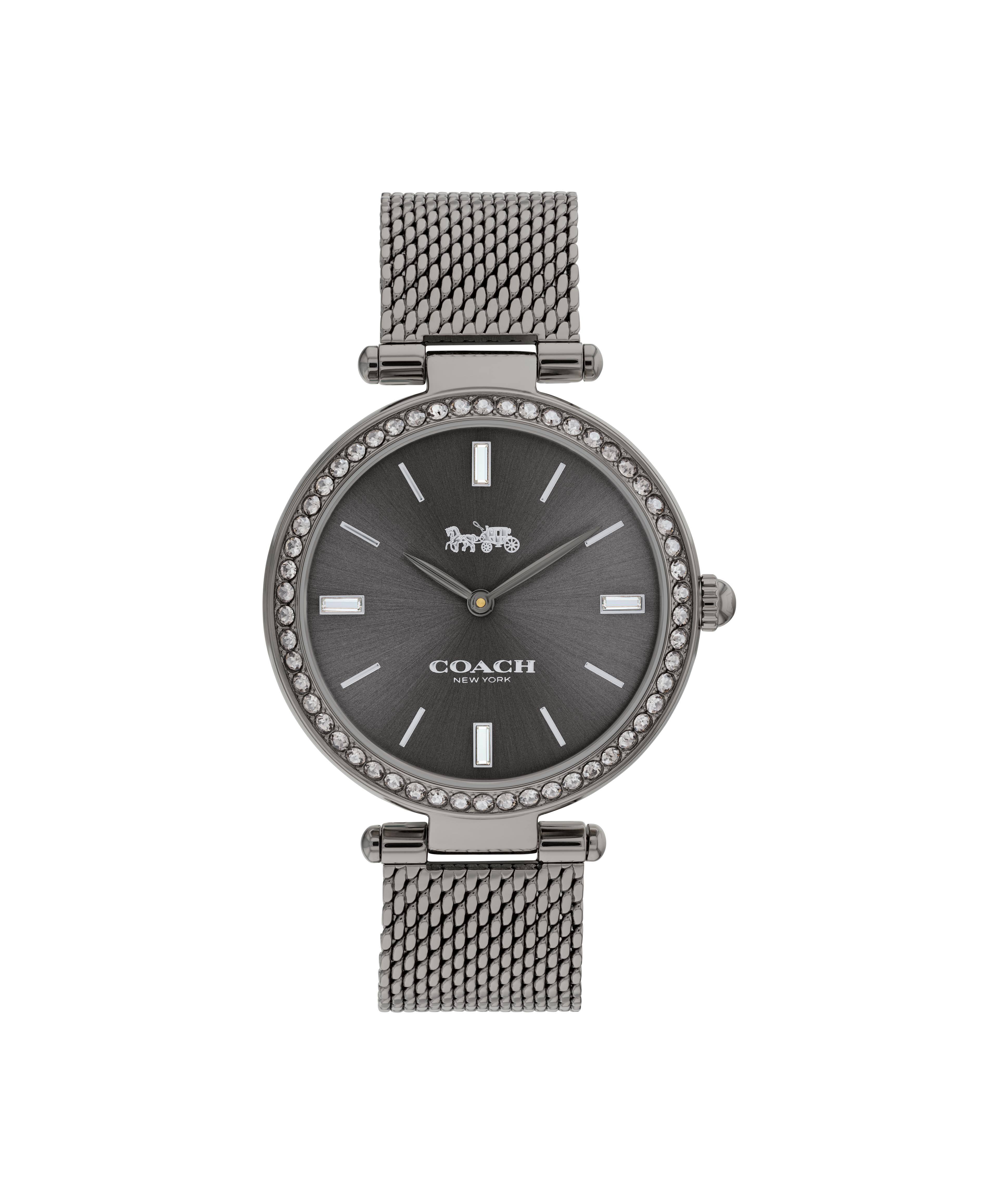 Coach park watch purple top