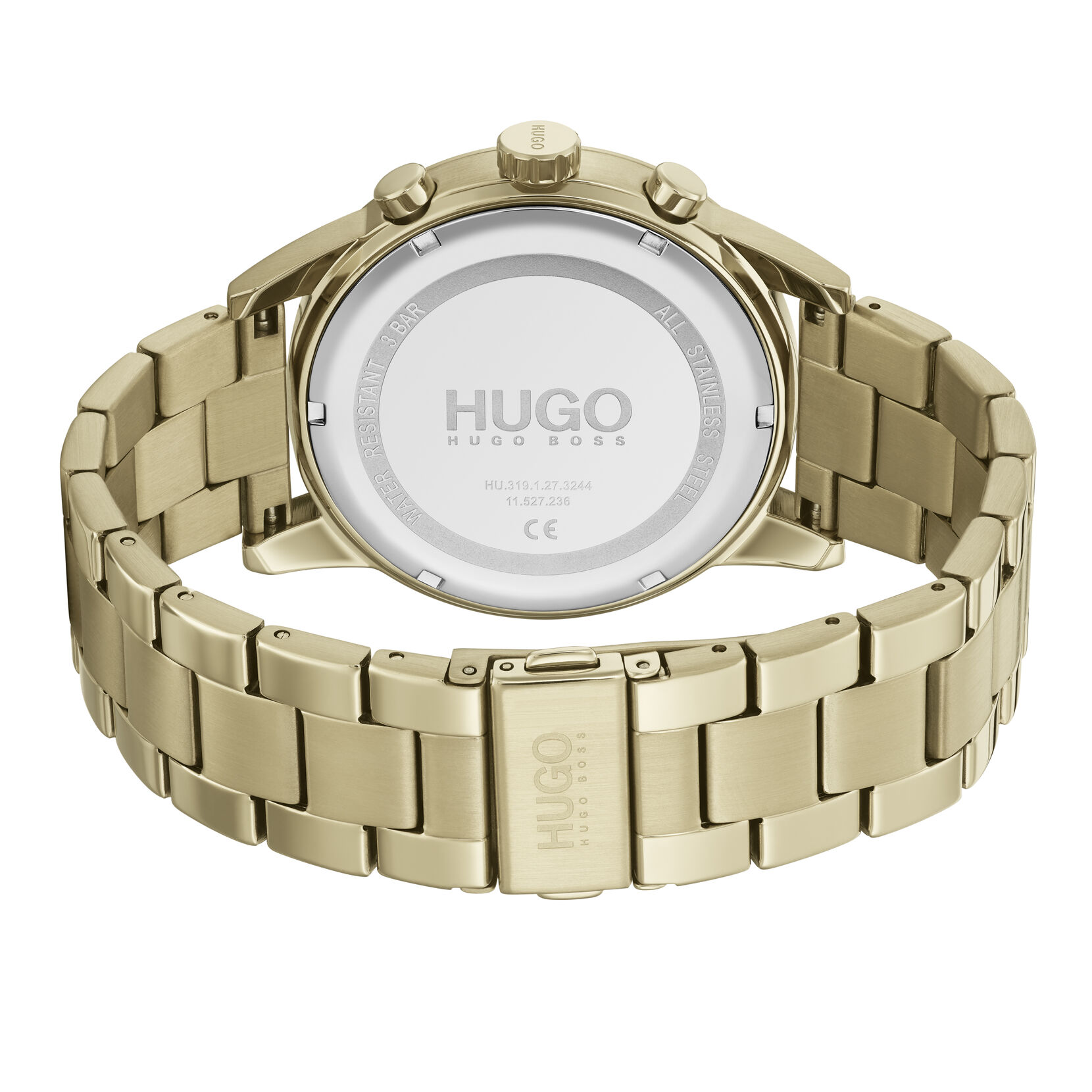 HUGO Men's #Seek Gold Plated Watch