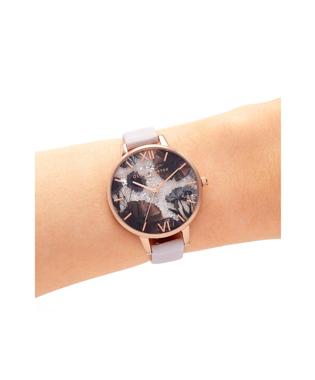 Olivia burton rose quartz watch on sale