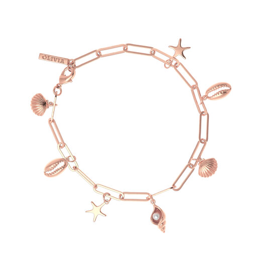 Rose Gold Charm Bracelet