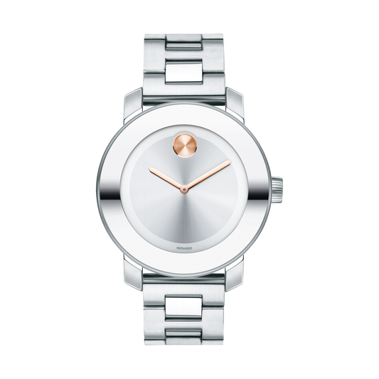 Movado watch women's best sale silver