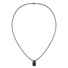 Micro Tag on Cord Men's Necklace