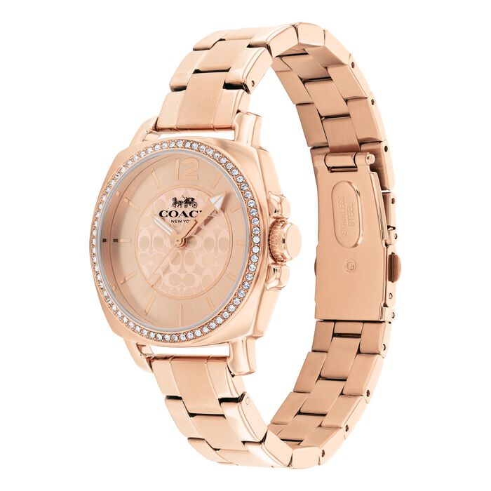 Coach Boyfriend Watch Gift Set in Rose Gold | Movado Company Store