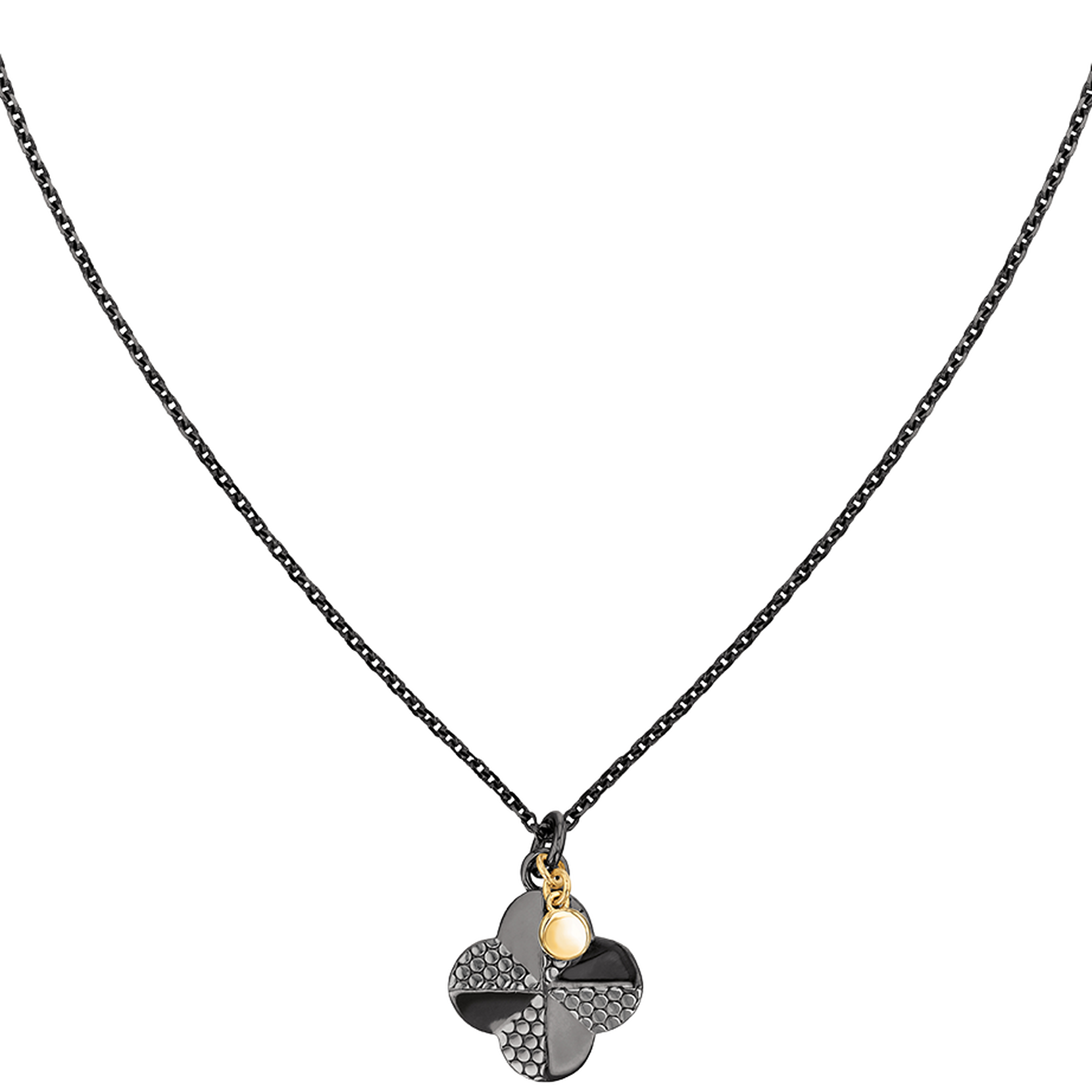 Movado black heart best sale necklace