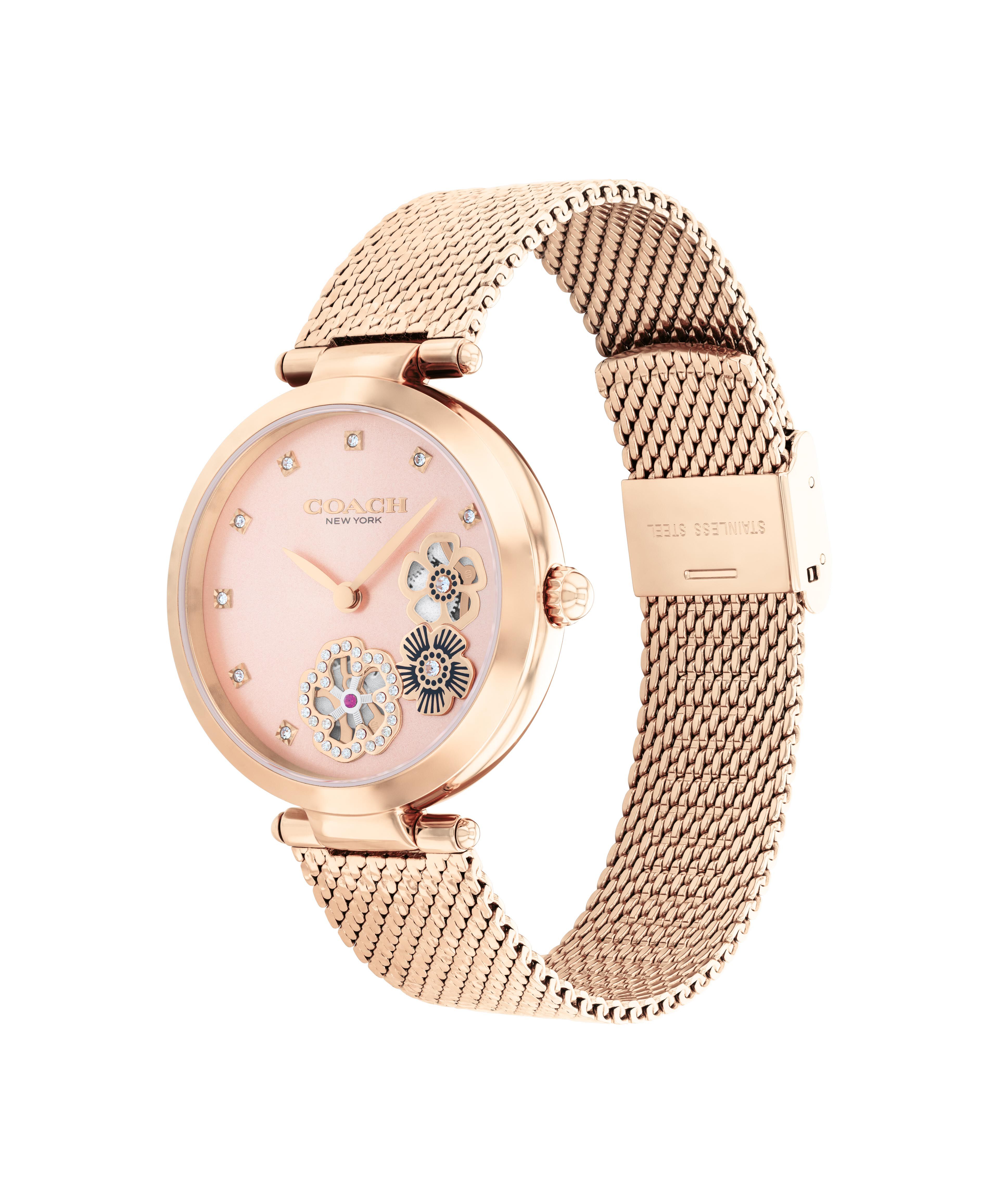 Coach park watch 34mm carnation gold 2025