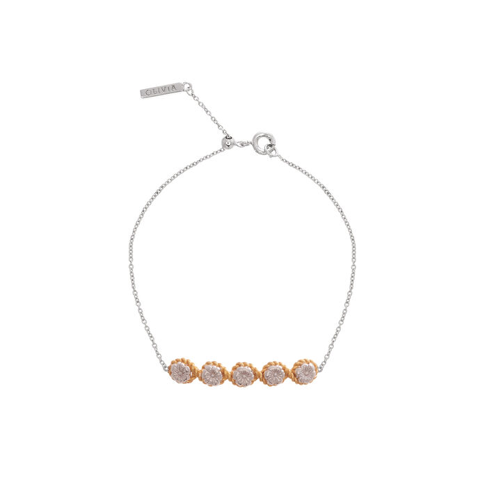 Olivia Burton Floral Charm Rope Women's Bracelet