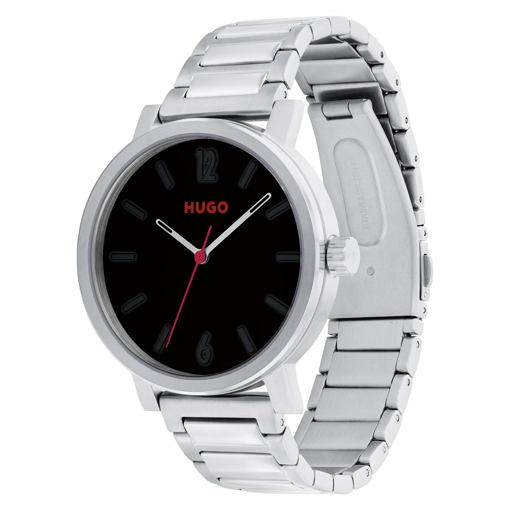 #Rase Men's Watch & Interchangeable Strap Gift Set, 42mm