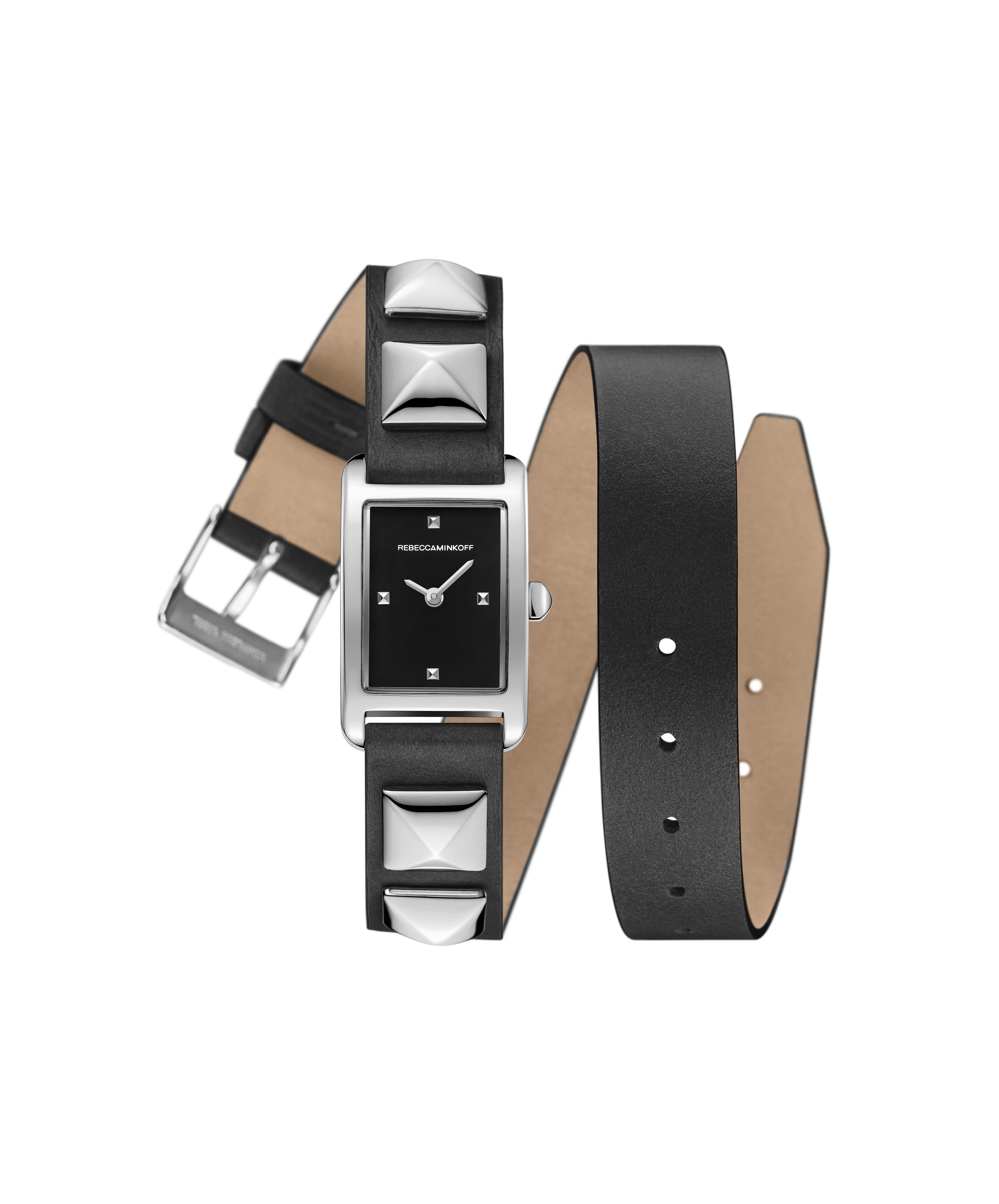 Minkoff Movado Company Store Moment SS Case with Black Daiquiri