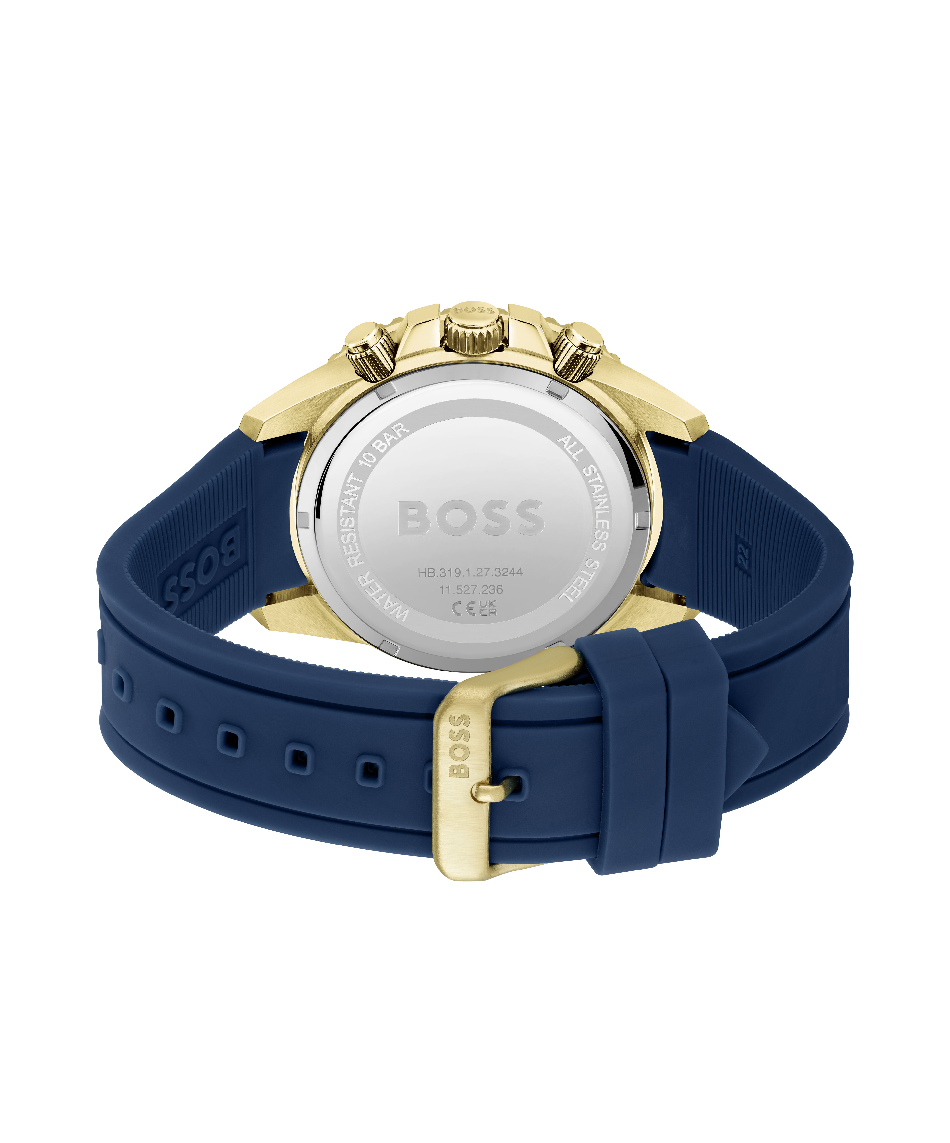 Hugo boss gold deals and blue watch