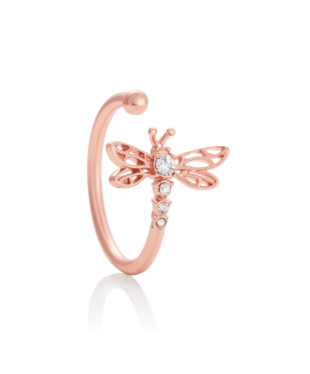 Dancing Dragonfly Dancing Dragonfly Ring Rose Gold Olivia Burton