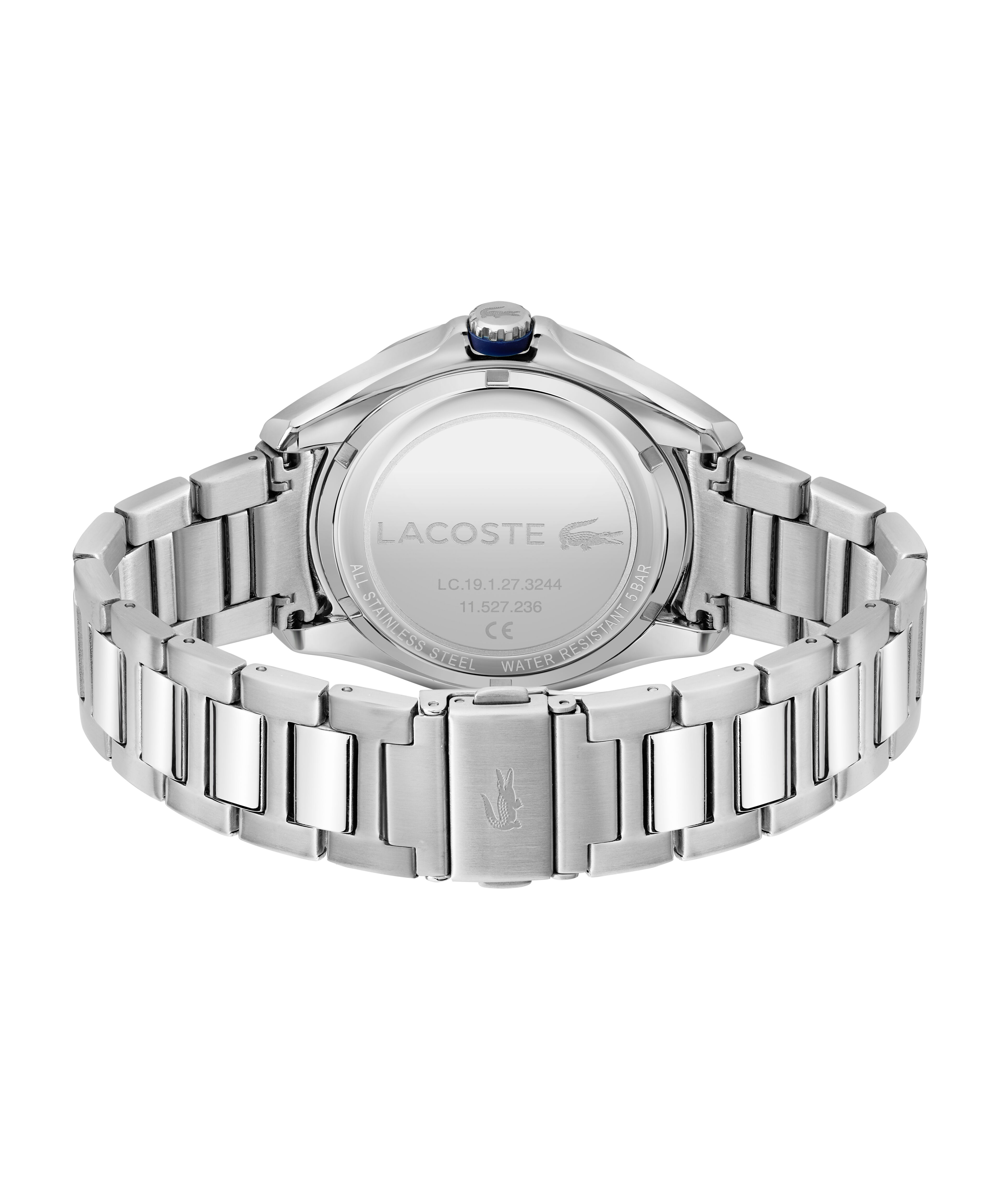 Silver lacoste watch hotsell