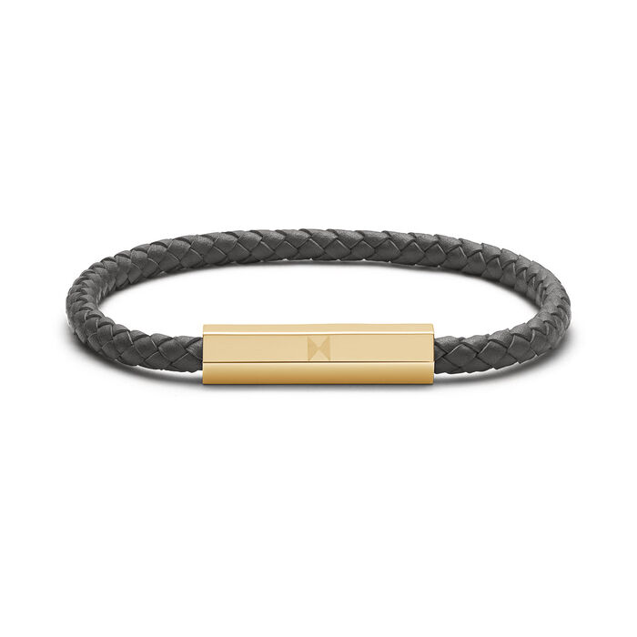 Leather Braid Men's Bracelet