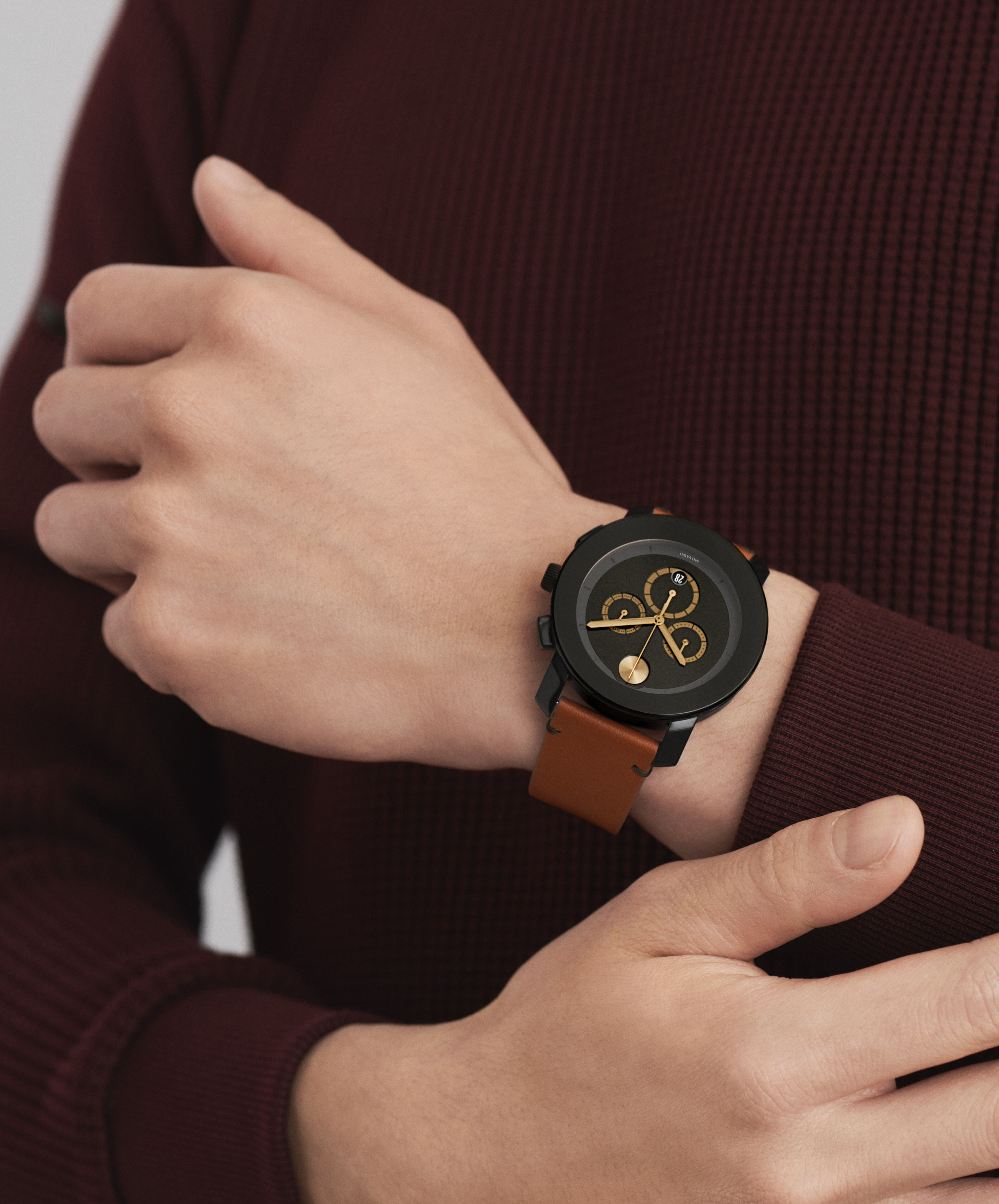 movado men's chronograph watch