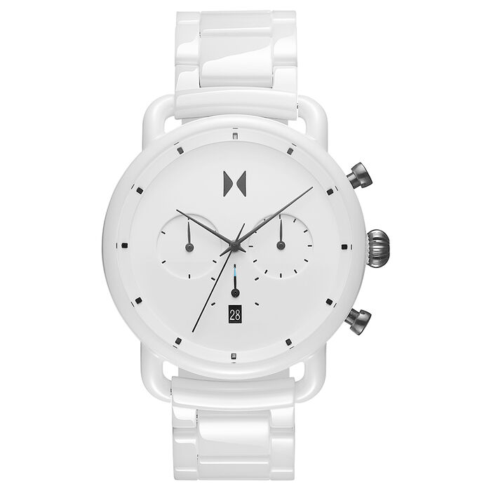 Blacktop Ceramic Men's Watch, 47mm