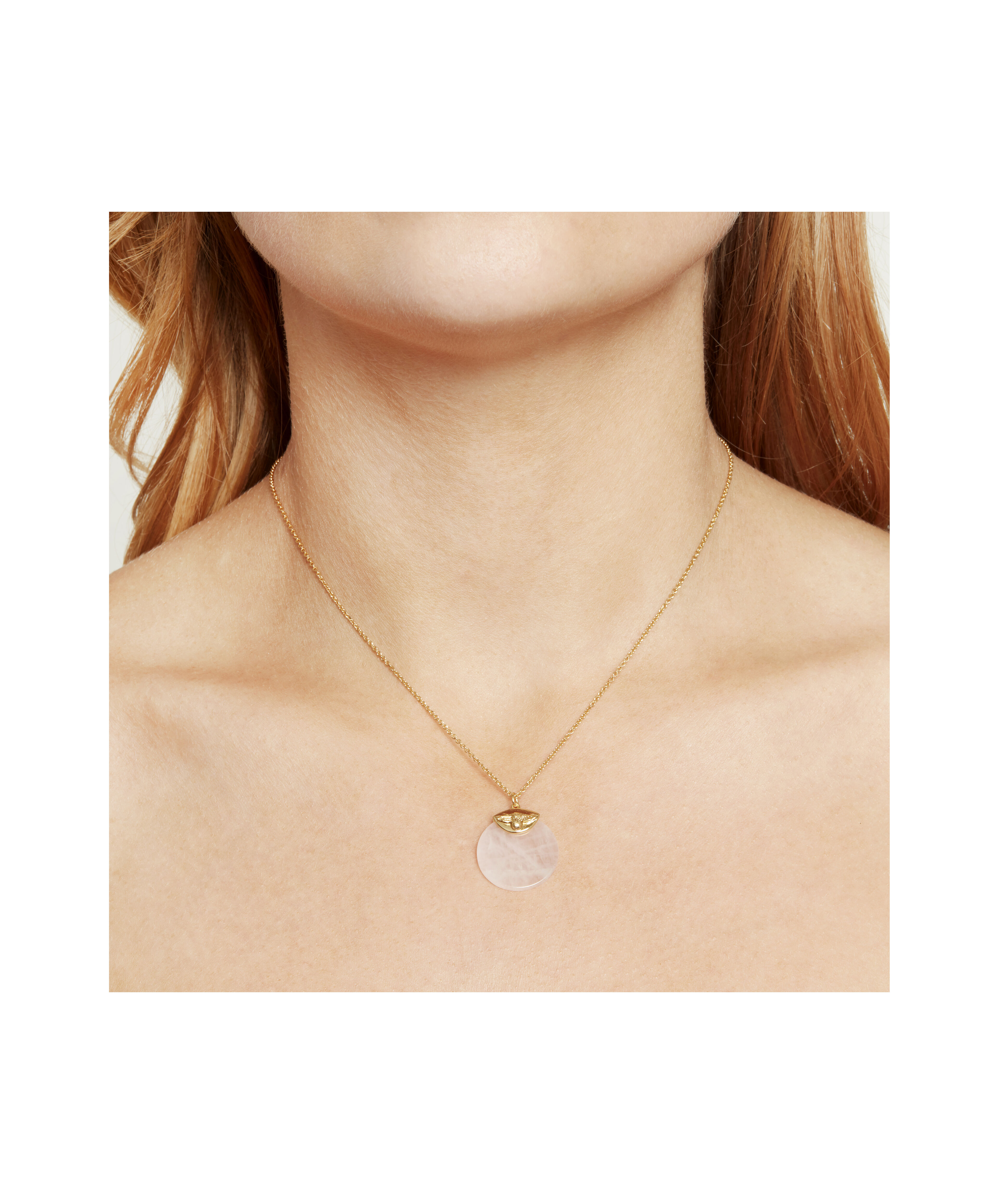 Buy OLIVIA BURTON Honeycomb Bee Necklace In Gold | 6thStreet Oman