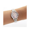 Midi Rose Quartz & Silver Bracelet Watch