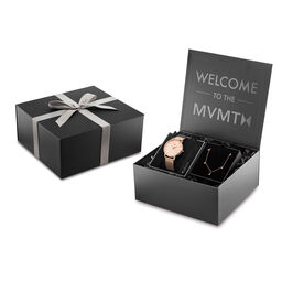 MVMT Women's Watch and Necklace Gift Set, 38MM