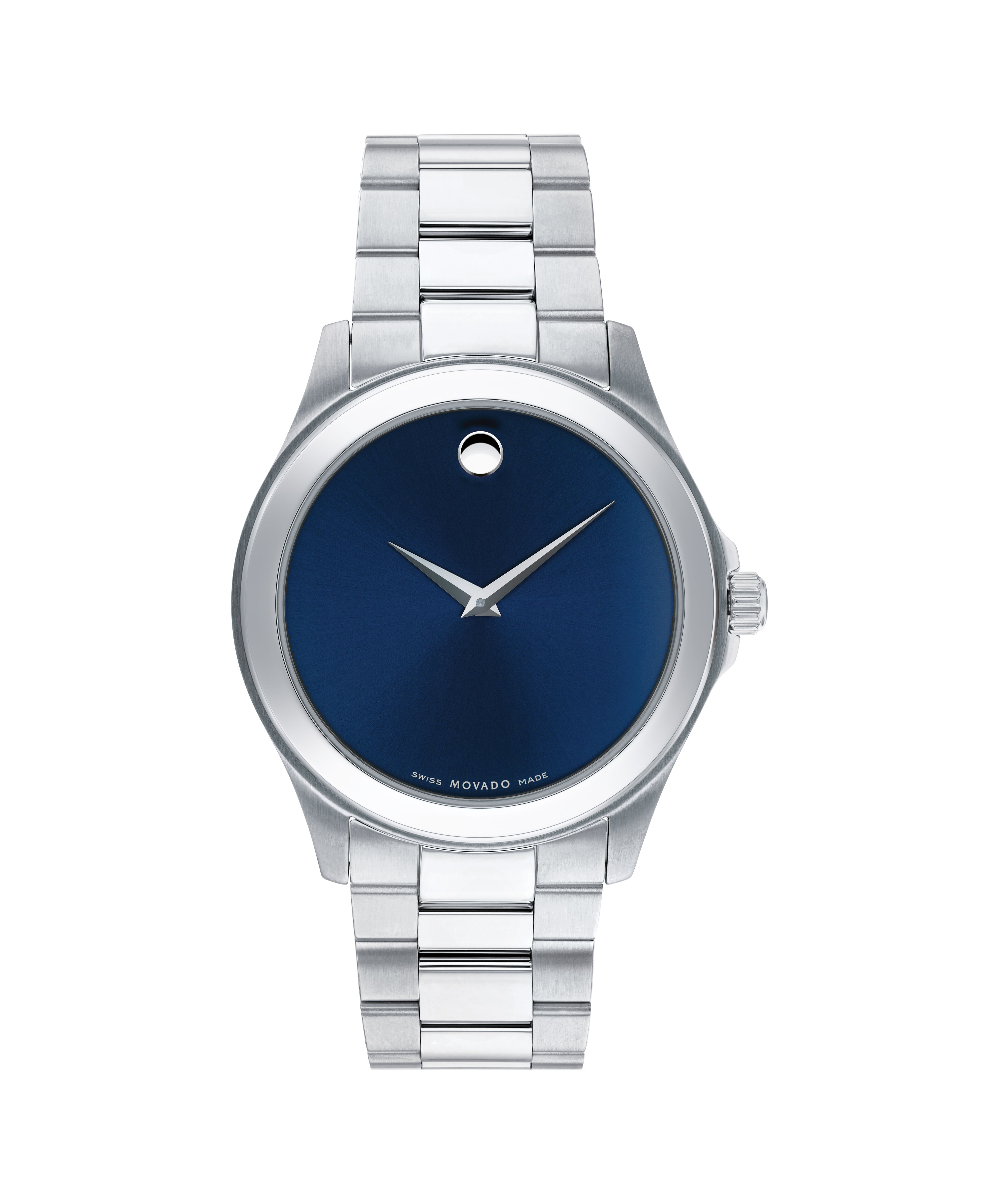 Movado Movado Company Store Men s Movado Junior Sport watch 38.5mm stainless steel case and link bracelet
