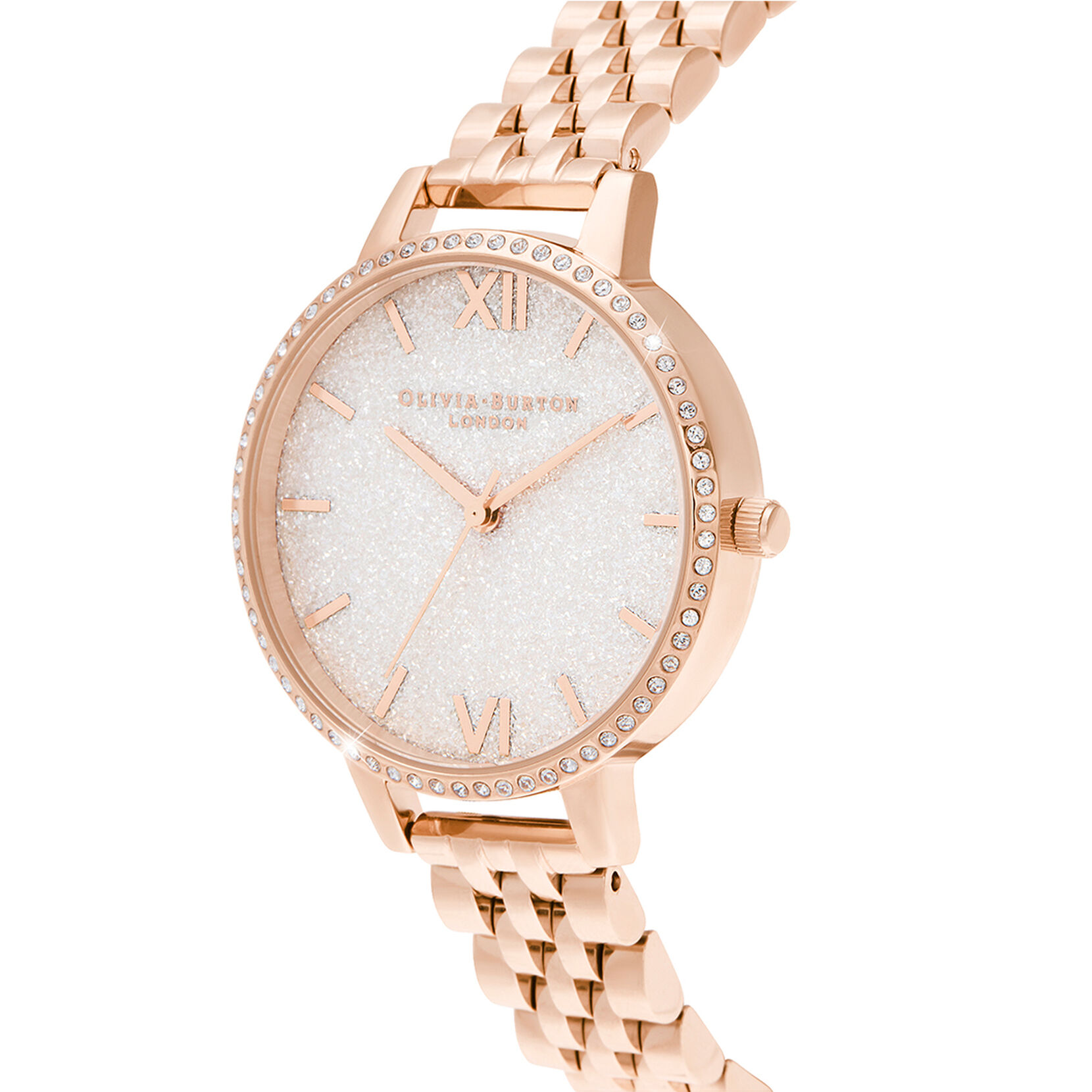 White & Rose Gold Women's Watch, 34mm