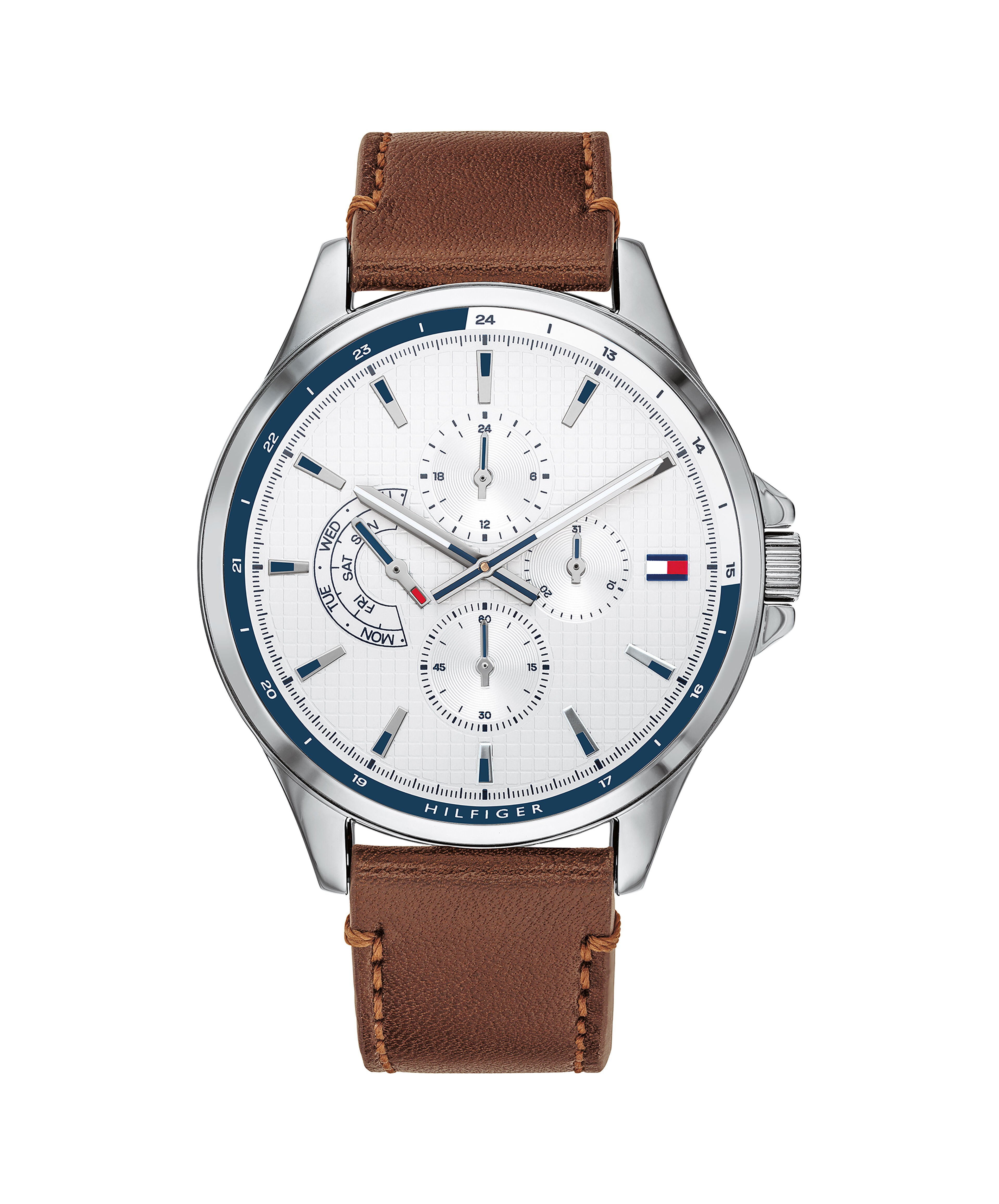 Tommy Hilfiger Shawn White Dial Quartz Watch With Stainless