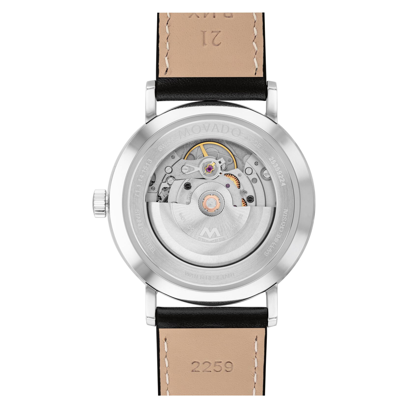 MOVADO SIGNATURE AUTOMATIC WATCH, 44MM