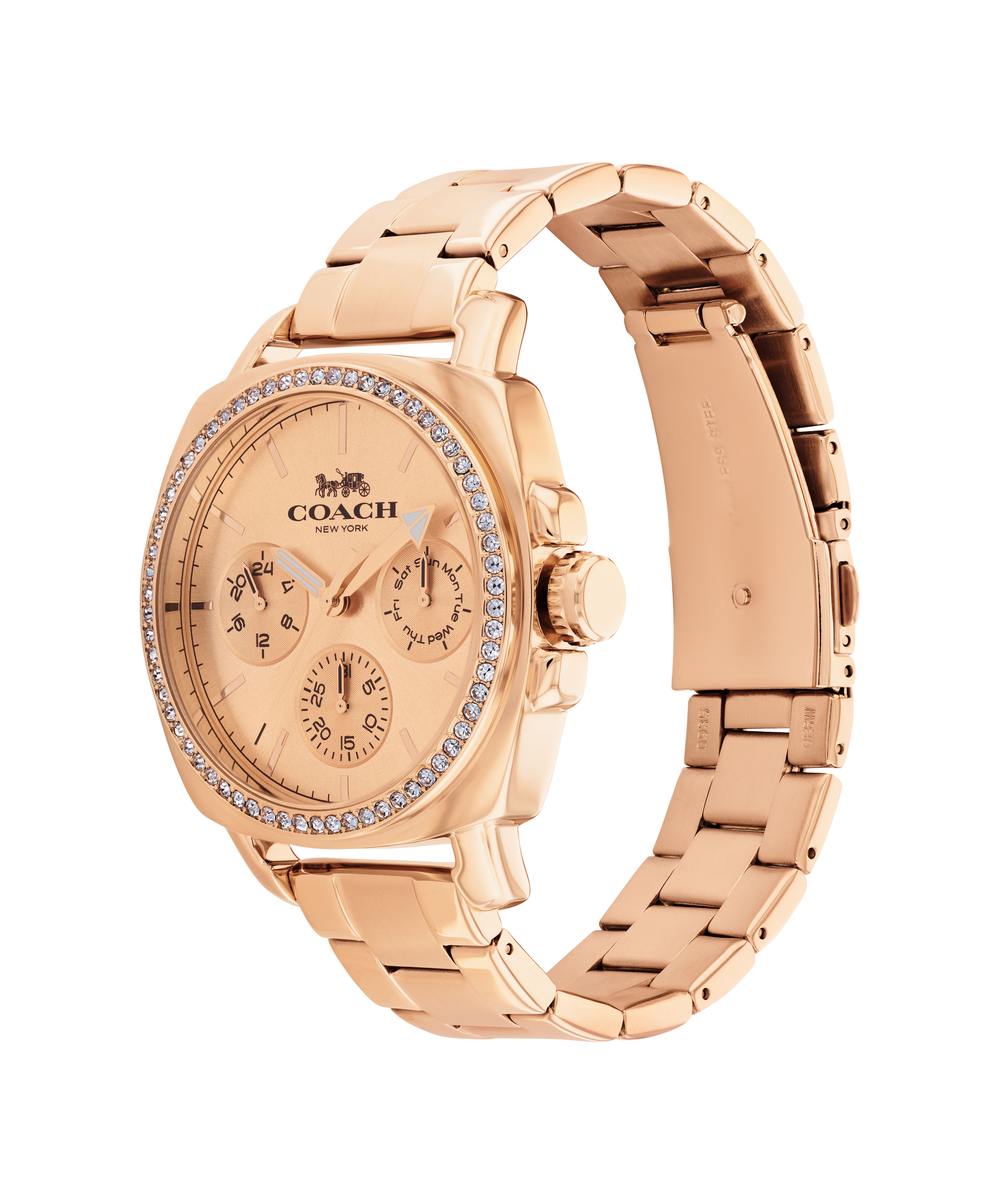 Rose gold boyfriend watch clearance