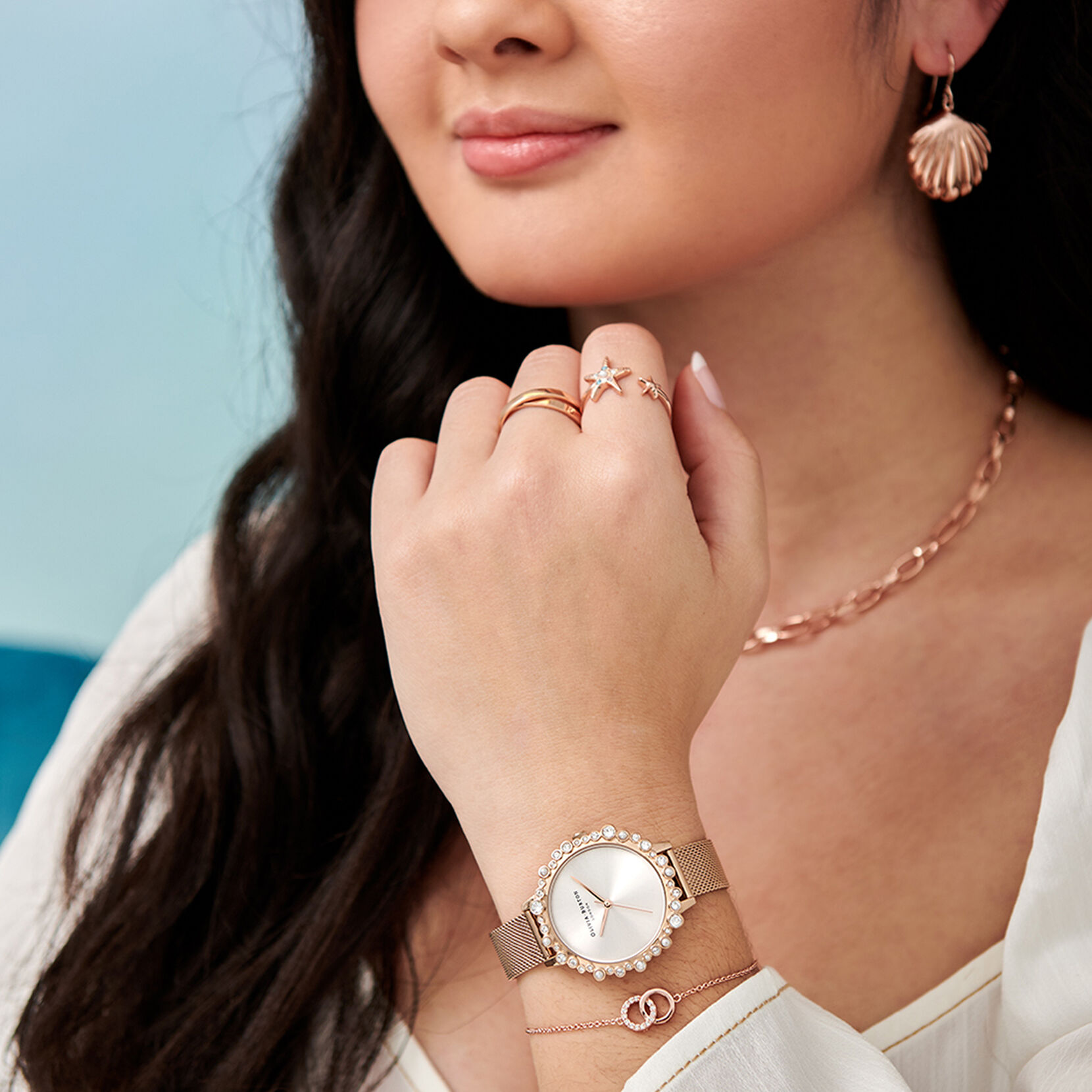 Bubble Case Midi Dial Women's Watch, 30mm