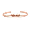 Rose Gold Bow Bangle