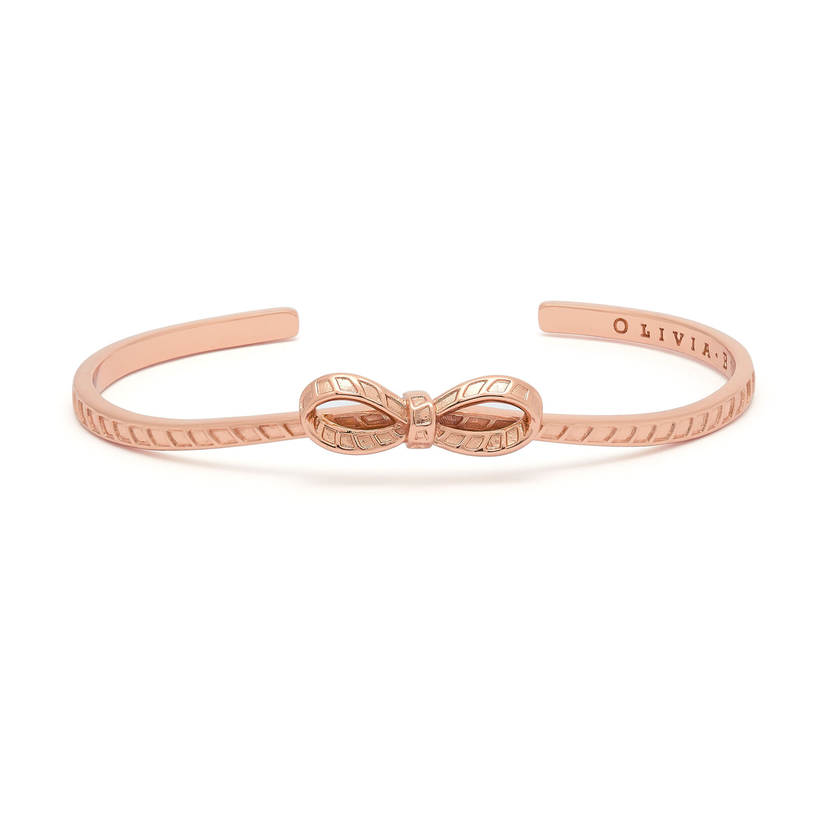 Rose Gold Bow Bangle