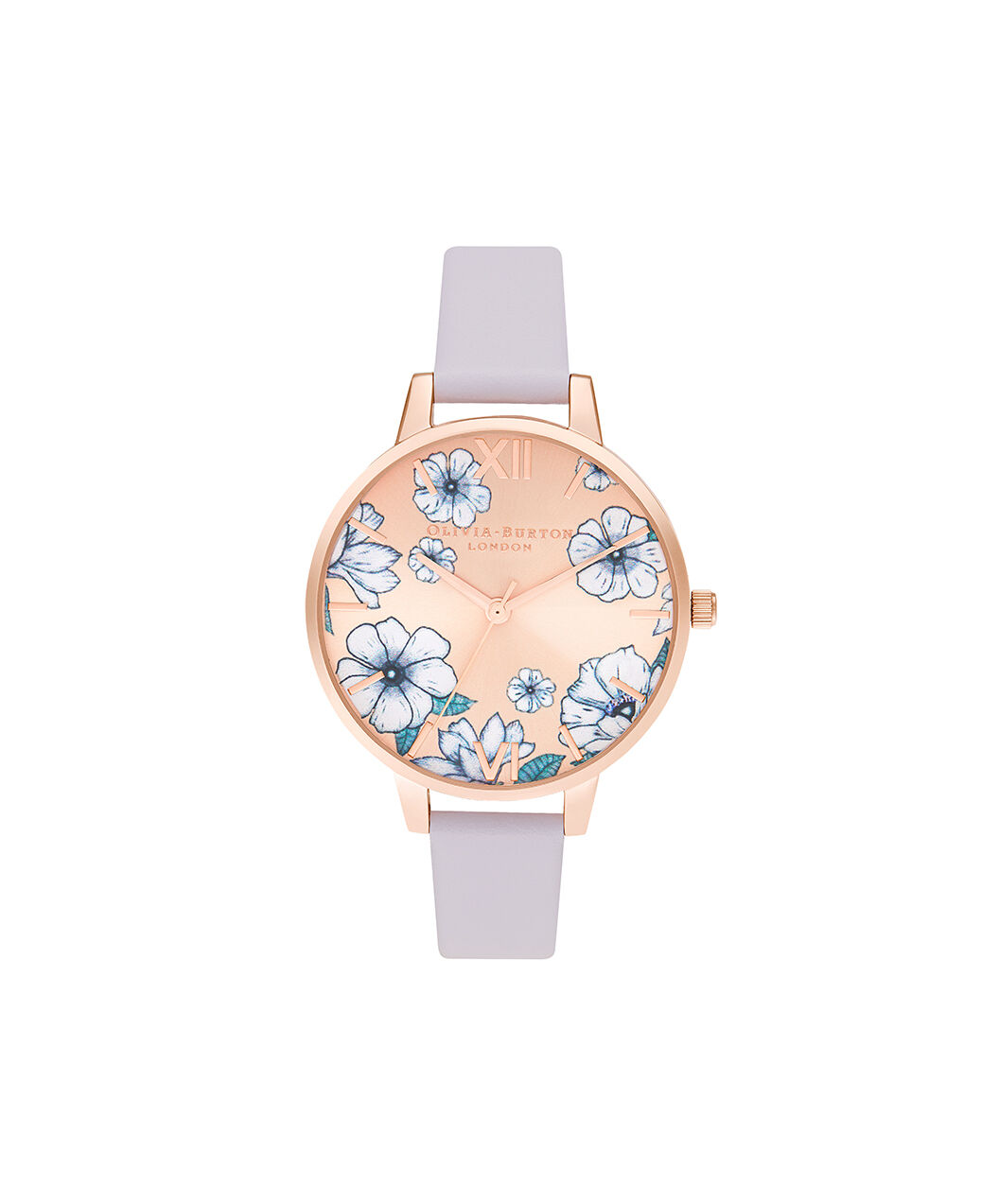 Groovy Blooms Parma Violet & Rose Gold Sunray | Olivia Burton London